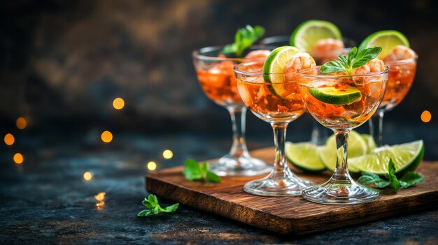 Shrimp Cocktail: -25 minutes Starter Meal